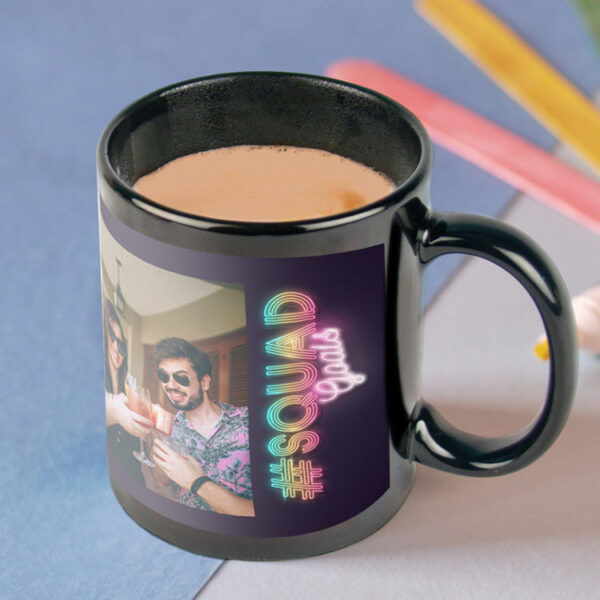 Personalized Black Coffee Mug