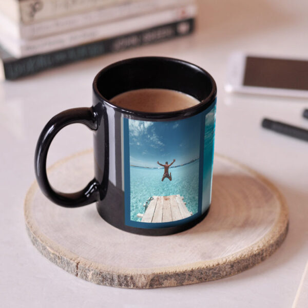 Personalized Black Coffee Mug